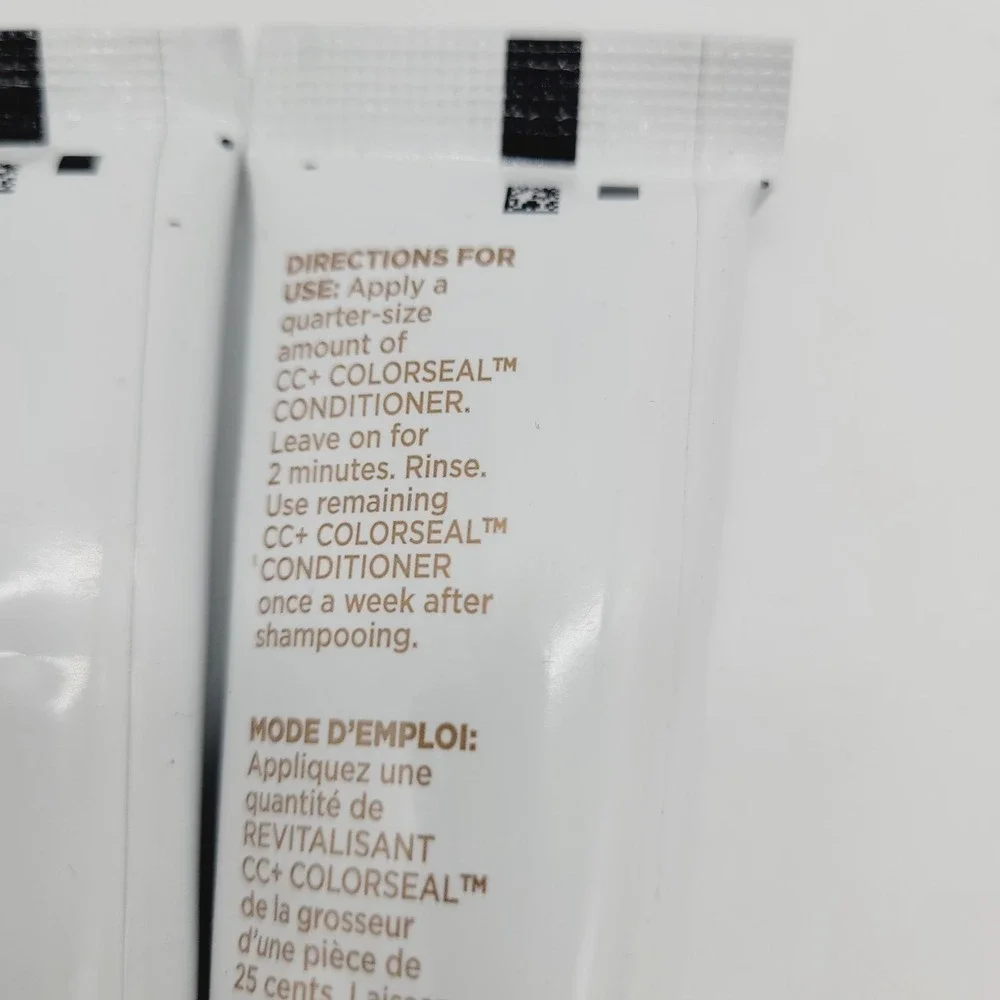 NEW Lot 18 Clairol Nice 'N Easy # 3 CC + Colorseal Conditioner 1.86 Fl Oz Tubes
